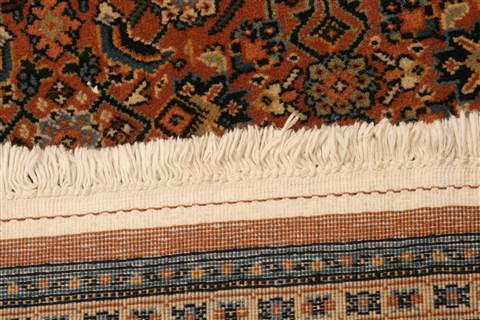 Tabriz Brown Hand Knotted 66 X 91 Area Rug 100-23080 Image 8