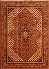 Tabriz Brown Hand Knotted 66 X 91  Area Rug 100-23080 Thumb 0