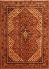 Tabriz Brown Hand Knotted 66 X 91 Area Rug 100-23080 Thumb 0