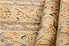 Kashan Beige Hand Knotted 58 X 92 Area Rug 253-23082 Thumb 5