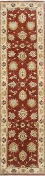 Ziegler Brown Runner Hand Knotted 2'6" X 9'9"  Area Rug 250-23086