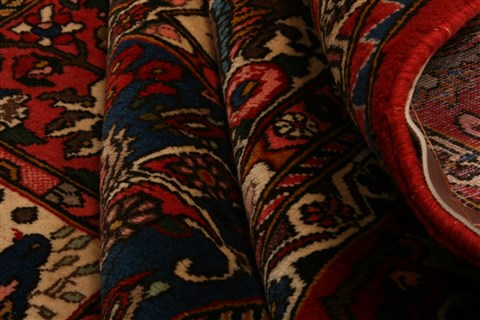 Bakhtiar Red Hand Knotted 610 X 99 Area Rug 100-23089 Image 4