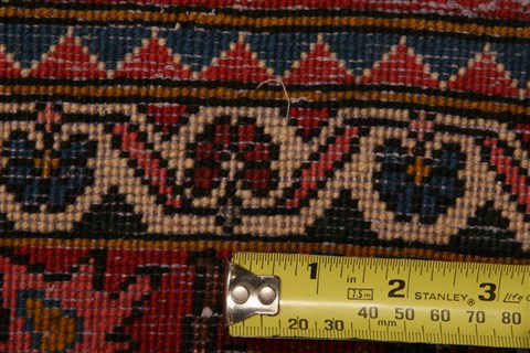 Bakhtiar Red Hand Knotted 610 X 99 Area Rug 100-23089 Image 7