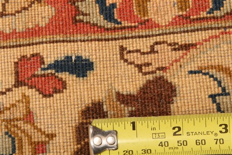 Varamin Brown Hand Knotted 67 X 93 Area Rug 100-23096 Image 5