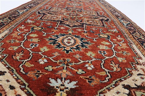 Serapi Brown Runner Hand Knotted 26 X 911 Area Rug 250-23097 Image 1