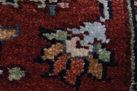 Serapi Brown Runner Hand Knotted 26 X 911 Area Rug 250-23097 Image 9