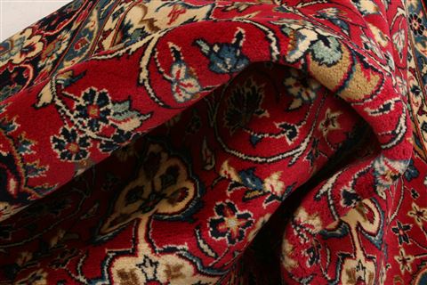 Kashan Red Hand Knotted 67 X 911 Area Rug 100-23102 Image 2