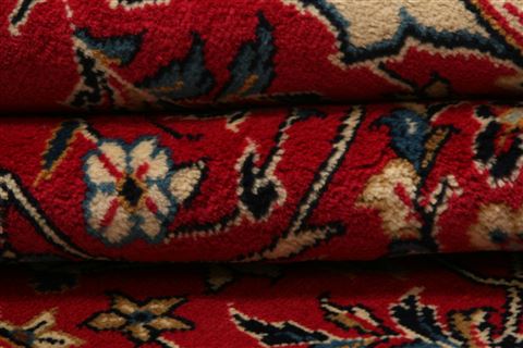 Kashan Red Hand Knotted 67 X 911 Area Rug 100-23102 Image 3