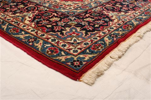 Kashan Red Hand Knotted 67 X 911 Area Rug 100-23102 Image 9