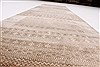 Modern Beige Runner Hand Knotted 27 X 101  Area Rug 250-23105 Thumb 2