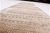 Modern Beige Runner Hand Knotted 27 X 101 Area Rug 250-23105 Thumb 2