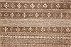 Modern Beige Runner Hand Knotted 27 X 101  Area Rug 250-23105 Thumb 4