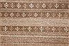 Modern Beige Runner Hand Knotted 27 X 101 Area Rug 250-23105 Thumb 4