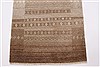 Modern Beige Runner Hand Knotted 27 X 101 Area Rug 250-23105 Thumb 5