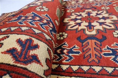 Turkman Brown Runner Hand Knotted 211 X 95 Area Rug 250-23110 Image 10