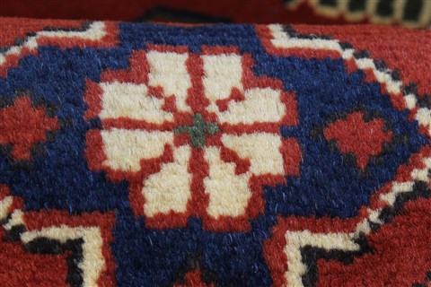 Turkman Brown Runner Hand Knotted 211 X 95 Area Rug 250-23110 Image 7