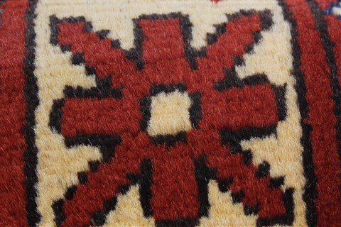 Turkman Brown Runner Hand Knotted 211 X 95 Area Rug 250-23110 Image 9