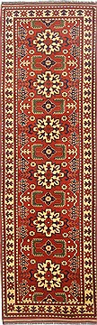 Turkman Brown Runner Hand Knotted 2'11" X 9'5"  Area Rug 250-23110