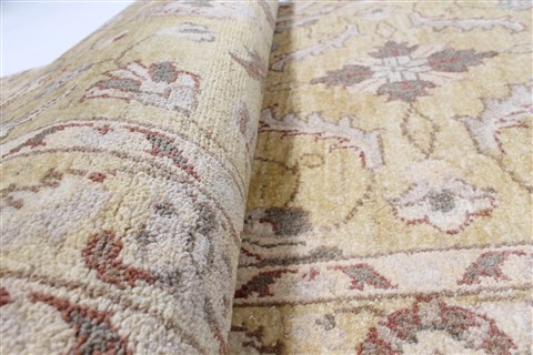 Chobi Yellow Runner Hand Knotted 28 X 911 Area Rug 250-23111 Image 10