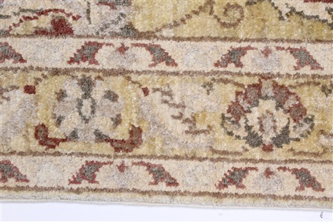 Chobi Yellow Runner Hand Knotted 28 X 911 Area Rug 250-23111 Image 3