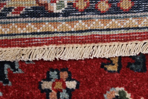 Karajeh Red Runner Hand Knotted 26 X 100 Area Rug 250-23119 Image 12