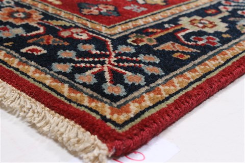 Karajeh Red Runner Hand Knotted 26 X 100 Area Rug 250-23119 Image 5