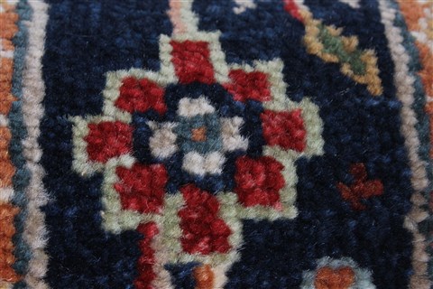 Karajeh Red Runner Hand Knotted 26 X 100 Area Rug 250-23119 Image 7