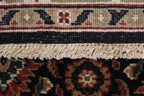 Herati Black Runner Hand Knotted 26 X 910 Area Rug 250-23122 Image 11