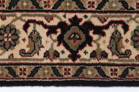 Herati Black Runner Hand Knotted 26 X 910 Area Rug 250-23122 Image 2