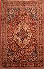 Bakhtiar Red Hand Knotted 610 X 104  Area Rug 100-23123 Thumb 0