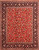 Kashan Red Hand Knotted 66 X 82  Area Rug 100-23124 Thumb 0