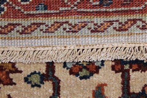 Serapi White Runner Hand Knotted 27 X 101 Area Rug 250-23131 Image 10