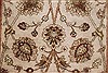 Kashan Beige Runner Hand Knotted 27 X 101  Area Rug 250-23136 Thumb 5