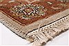 Kashan Beige Runner Hand Knotted 27 X 101  Area Rug 250-23136 Thumb 7