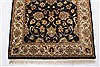 Kashmir Black Runner Hand Knotted 27 X 99  Area Rug 250-23138 Thumb 4