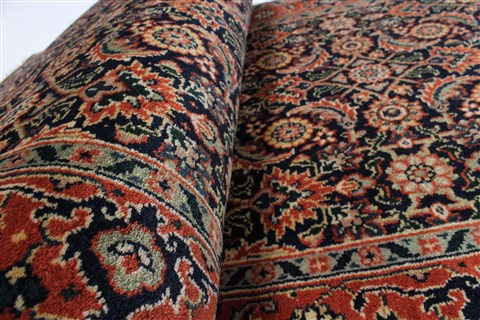 Herati Black Runner Hand Knotted 26 X 910 Area Rug 250-23148 Image 11