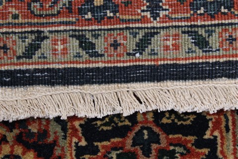 Herati Black Runner Hand Knotted 26 X 910 Area Rug 250-23148 Image 1