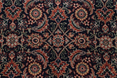 Herati Black Runner Hand Knotted 26 X 910 Area Rug 250-23148 Image 4