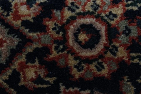 Herati Black Runner Hand Knotted 26 X 910 Area Rug 250-23148 Image 8