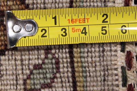 Kashan Beige Runner Hand Knotted 26 X 100 Area Rug 250-23152 Image 1