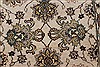 Kashan Beige Runner Hand Knotted 26 X 100  Area Rug 250-23152 Thumb 5