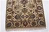 Kashan Beige Runner Hand Knotted 26 X 100  Area Rug 250-23152 Thumb 6