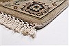 Kashan Beige Runner Hand Knotted 26 X 100  Area Rug 250-23152 Thumb 7