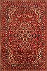 Bakhtiar Red Hand Knotted 610 X 103  Area Rug 100-23155 Thumb 0