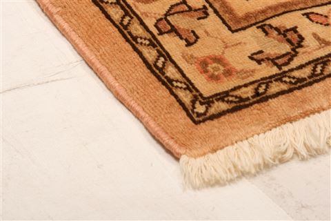 Tabriz Yellow Hand Knotted 66 X 910 Area Rug 100-23174 Image 1