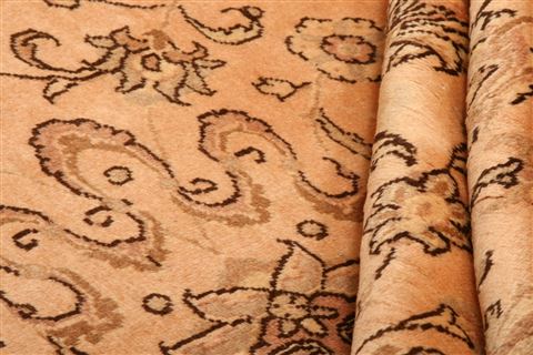 Tabriz Yellow Hand Knotted 66 X 910 Area Rug 100-23174 Image 5
