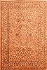 Tabriz Yellow Hand Knotted 66 X 910 Area Rug 100-23174 Thumb 0