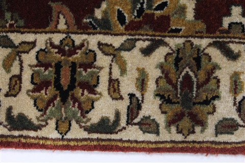 Semnan Brown Runner Hand Knotted 20 X 96 Area Rug 250-23175 Image 3