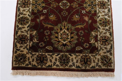 Semnan Brown Runner Hand Knotted 20 X 96 Area Rug 250-23175 Image 5