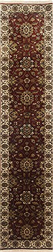 Indian Semnan Brown Runner 10 to 12 ft Wool Carpet 23175